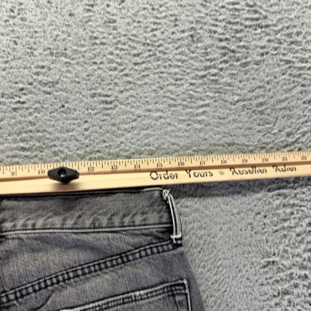 Banana Republic Jeans Men 30x32 Gray Cotton Denim Straight Leg Slim Fit Workwear